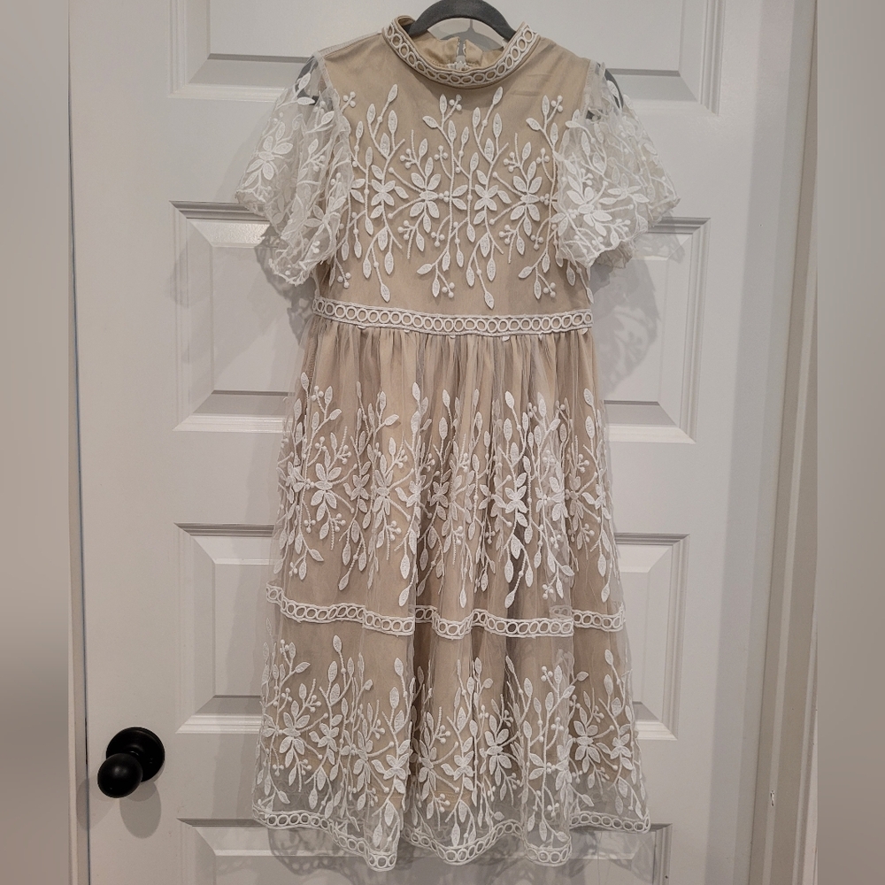 SHEIN *Ivy City Lookalike Lace Dress, Size 10